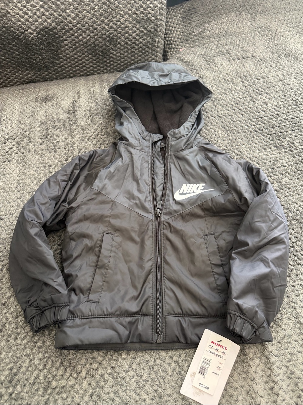Toddler Nike 2T Hooded Fleece Jacket